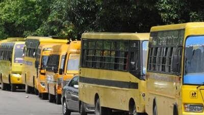 Two schoolchildren were injured when their van and a car collided on Nabha Road near Bhawanigarh, about 20km from Sangrur district, on Wednesday morning. (Representational photo)