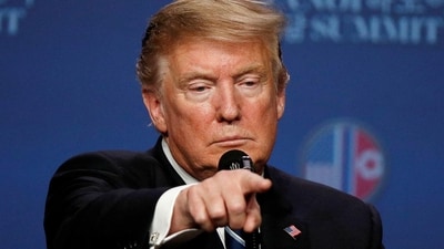 FILE PHOTO: U.S. President Donald Trump attends a news conference after his summit with North Korean leader Kim Jong Un, at the JW Marriott Hotel in Hanoi, Vietnam. (REUTERS)