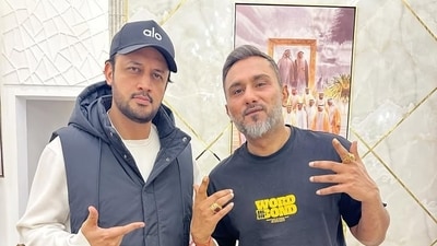 Yo Yo Honey Singh posted the pic with Atif Aslam on Wednesday Yo Yo Honey Singh posted the pic with Atif Aslam on Wednesday