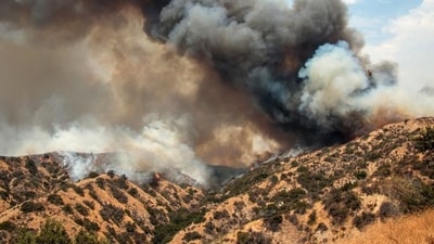 President Joe Biden was scheduled to visit inland Riverside County, California, to announce the creation of two new national monuments in the state, but the unpredictable weather forced him to postpone his trip. Instead, Biden will make his speech in Los Angeles. (AP)