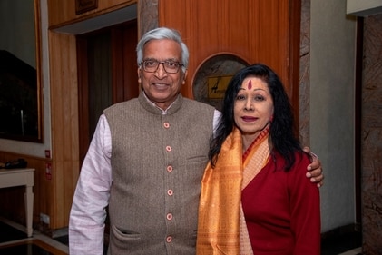 Ambassador Dr Suresh Goel, former DG, ICCR and Shovana Narayan