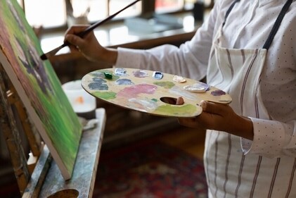 Paint the canvas to defuse your worries. (Shutterstock) Paint the canvas to defuse your worries. (Shutterstock)