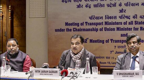 He cited a ministry report stating 33,000 people were killed by trucks impacting vehicle in 2022. (PTI photo)