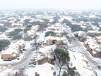 A winter storm has caused schools and roads to be closed in the US south A winter storm has caused schools and roads to be closed in the US south