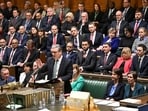 Britain's Prime Minister Keir Starmer speaks during the Prime Minister's Questions at the House of Commons in London.