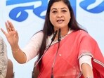 New Delhi, Oct 28 (ANI): All India Mahila Congress (AIMC) President Alka Lamba addresses a press conference, at AICC HQ, in New Delhi on Monday. (ANI Photo/Ritik Jain)
New Delhi, Oct 28 (ANI): All India Mahila Congress (AIMC) President Alka Lamba addresses a press conference, at AICC HQ, in New Delhi on Monday. (ANI Photo/Ritik Jain)