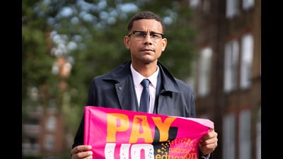 Daniel Kebede, general secretary of the National Education Union, called for the Government’s ‘commitment in deeds as well as words’ (James Manning/PA) Daniel Kebede, general secretary of the National Education Union, called for the Government’s ‘commitment in deeds as well as words’ (James Manning/PA)