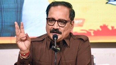 Virendraa Sachdeva said the only statement of his which turned true was his party members including him, going to jail. (Ritik Jain)