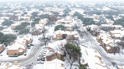 A winter storm has caused schools and roads to be closed in the US south (Getty Images via AFP) A winter storm has caused schools and roads to be closed in the US south (Getty Images via AFP)