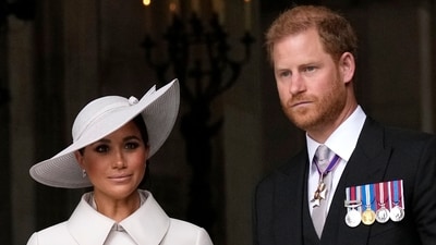 Are Harry and Meghan facing evacuation from their mansion amid LA wildfire? (AP Photo/Matt Dunham, Pool, File) (AP) Are Harry and Meghan facing evacuation from their mansion amid LA wildfire? (AP Photo/Matt Dunham, Pool, File) (AP)