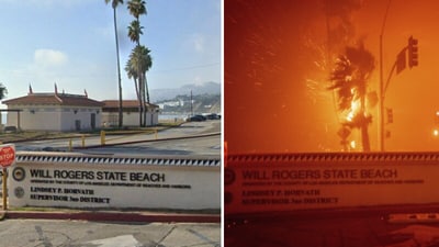 Will Rogers State Beach in the Pacific Palisades neighborhood of Los Angeles (Google Street View, AP) Will Rogers State Beach in the Pacific Palisades neighborhood of Los Angeles (Google Street View, AP)