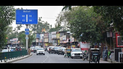 Established in 1985, the unauthorised furniture market, comprising 116 shops, is illegally occupying approximately 15 acres of agricultural land in Sectors 53 and 54, Chandigarh. (Keshav Singh/HT) Established in 1985, the unauthorised furniture market, comprising 116 shops, is illegally occupying approximately 15 acres of agricultural land in Sectors 53 and 54, Chandigarh. (Keshav Singh/HT)