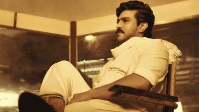 Ram Charan plays dual roles in Shankar's Game Changer. Ram Charan plays dual roles in Shankar's Game Changer.