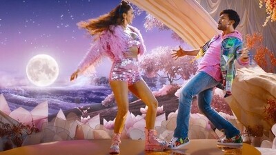 Kiara Advani and Ram Charan in a still from Shankar's Game Changer.