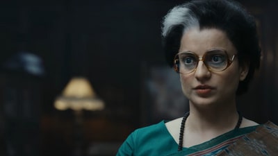 Kangana Ranaut plays former PM Indira Gandhi in Emergency. Kangana Ranaut plays former PM Indira Gandhi in Emergency.