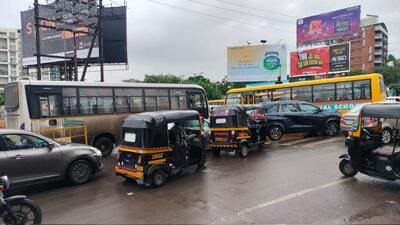 Narrow road, wrong-side driving, haphazard parking and encroachment have led to an increase in accidents on Undri main road, residents said. (HT) Narrow road, wrong-side driving, haphazard parking and encroachment have led to an increase in accidents on Undri main road, residents said. (HT)