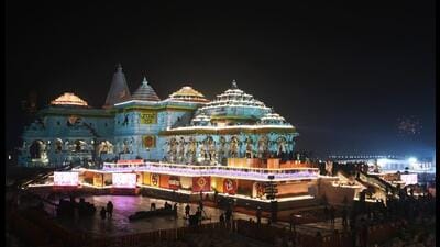 Preparations are in full swing for the mega three-day (January 11-13) Pratishtha Dwadashi. (HT file) Preparations are in full swing for the mega three-day (January 11-13) Pratishtha Dwadashi. (HT file)