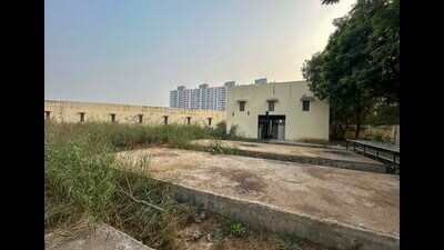 The boosting station at Sector 72 in Gurugram. (HT PHOTO)