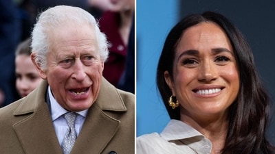 King Charles hopes Meghan Markle’s new Netflix show will succeed, expert says (REUTERS/Toby Melville, photo by SUZANNE CORDEIRO / AFP) King Charles hopes Meghan Markle’s new Netflix show will succeed, expert says (REUTERS/Toby Melville, photo by SUZANNE CORDEIRO / AFP)