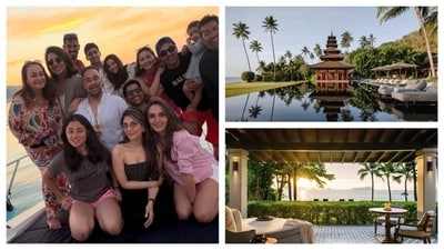 Alia Bhatt and Ranbir Kapoor with their family and friends celebrated the new year at ANI Thailand, which is ensconced in lush gardens with spellbinding views of Phang Nga Bay. (Instagram/ Soni Razdan and Aniprivateresorts.com) Alia Bhatt and Ranbir Kapoor with their family and friends celebrated the new year at ANI Thailand, which is ensconced in lush gardens with spellbinding views of Phang Nga Bay. (Instagram/ Soni Razdan and Aniprivateresorts.com)