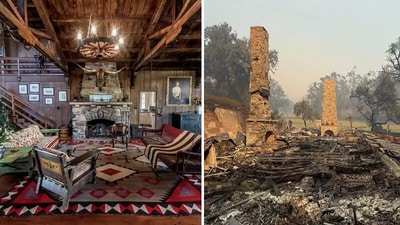 Will Rogers' historic ranch house in Los Angeles has been completely destroyed by devastating wildfires (California State Parks) Will Rogers' historic ranch house in Los Angeles has been completely destroyed by devastating wildfires (California State Parks)