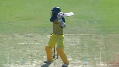 N Jagadeesan smashes 6 fours in an over (X) N Jagadeesan smashes 6 fours in an over (X)