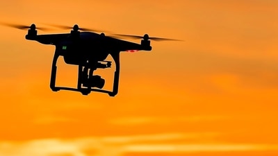 The black drone was charged and weighed 30 to 40 gm. (Representative/Unsplash)