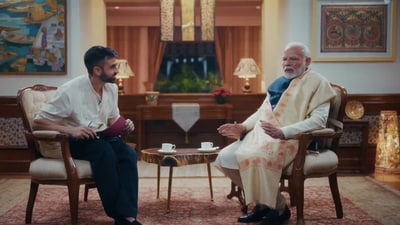 Nikhil Kamath shared a trailer for his next podcast episode featuring PM Modi. (X/nikhilkamathco) Nikhil Kamath shared a trailer for his next podcast episode featuring PM Modi. (X/nikhilkamathco)