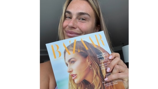 She took to Instagram to share photos of the photoshoot.