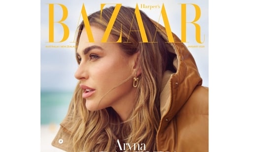 Aryna Sabalenka featured in the cover of Harper's Bazaar Australia magazine.