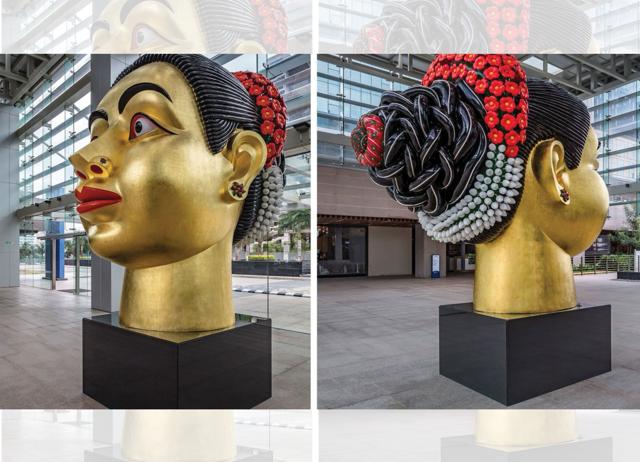 Reddy’s sculpture Head (2010) celebrates strong, realistic facial features. (PHOTO COURTESY SAMYUKTA MADHU) Reddy’s sculpture Head (2010) celebrates strong, realistic facial features. (PHOTO COURTESY SAMYUKTA MADHU)