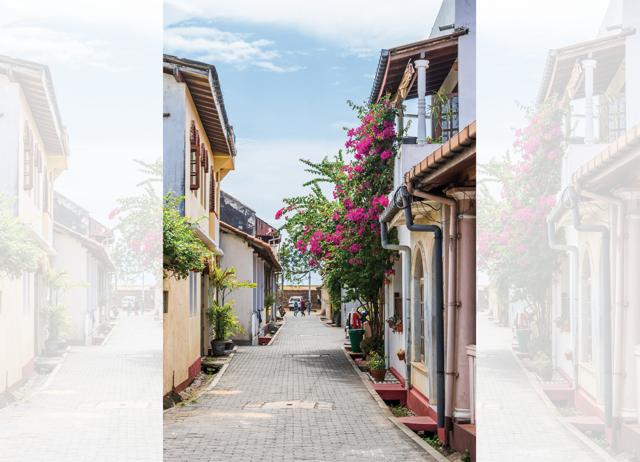 The streets surrounding Galle Fort are perfect for aimless wandering. (ADOBE STOCK)