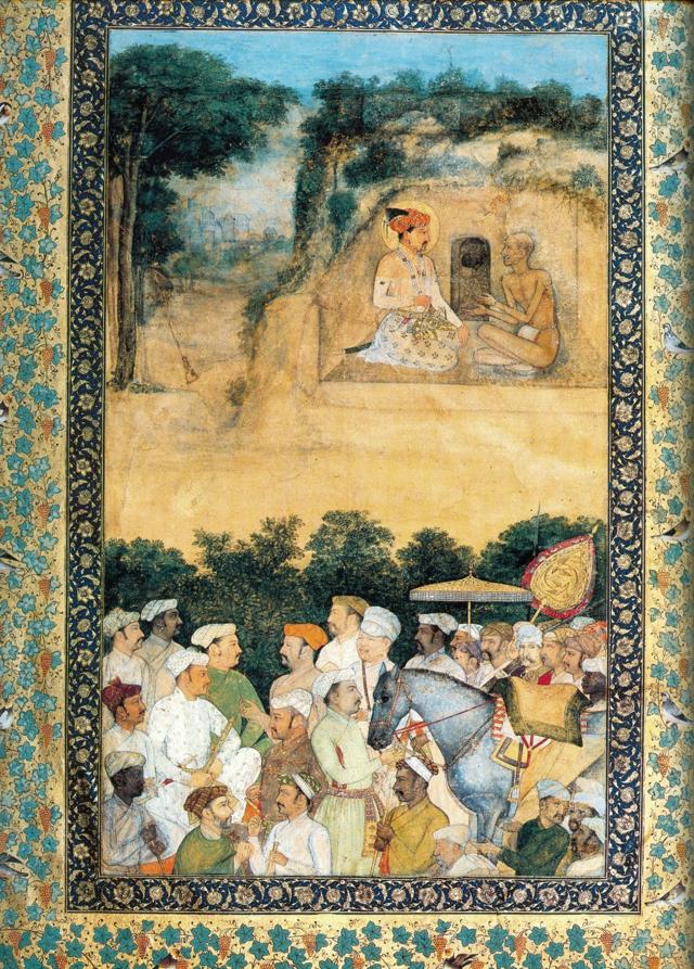 The Mughal miniature, Jahangir Visiting the Ascetic Jadrup, attributed to Govardhan. (Wikimedia Commons) The Mughal miniature, Jahangir Visiting the Ascetic Jadrup, attributed to Govardhan. (Wikimedia Commons)