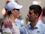 Jannik Sinner and Novak Djokovic after their Australian Open semi-final last year. Jannik Sinner and Novak Djokovic after their Australian Open semi-final last year.