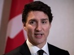 Canadian Prime Minister Justin Trudeau delivers a statement after meeting with the National Association of Manufacturers President and CEO Jay Timmons in Washington, US, January 9, 2025. 