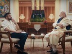 Prime Minister Narendra Modi during a podcast with Zerodha founder Nikhil Kamath.