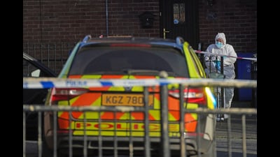 A police forensic officer at the scene in the Greenan area of west Belfast where a man was shot dead (Brian Lawless/PA) A police forensic officer at the scene in the Greenan area of west Belfast where a man was shot dead (Brian Lawless/PA)