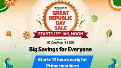 Amazon Great Republic Day Sale: Exclusive midnight access for Prime members with amazing deals up to 75% off on laptops, tablets, headphones and more! Amazon Great Republic Day Sale: Exclusive midnight access for Prime members with amazing deals up to 75% off on laptops, tablets, headphones and more!