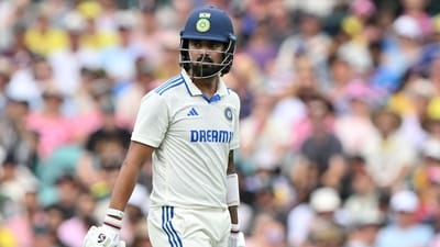 India's KL Rahul walks off the field (AFP) India's KL Rahul walks off the field (AFP)