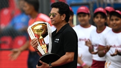 Sachin Tendulkar during an event. (AFP) Sachin Tendulkar during an event. (AFP)