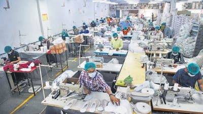 India is better positioned than the global economy, the finance ministry noted. (AFP) India is better positioned than the global economy, the finance ministry noted. (AFP)