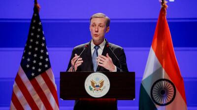 Jake Sullivan, National Security Advisor of the United States, speaks at an event at the Indian Institute of Technology in New Delhi on January 6 (REUTERS/ FILE PHOTO)