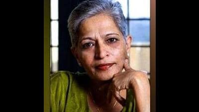 Lankesh was shot dead by two motorcycle-borne assassins outside her home in Bengaluru on the night of September 5, 2017. Of the total 18 accused arrested since, Vikas Patil is still absconding. (HT PHOTO) Lankesh was shot dead by two motorcycle-borne assassins outside her home in Bengaluru on the night of September 5, 2017. Of the total 18 accused arrested since, Vikas Patil is still absconding. (HT PHOTO)