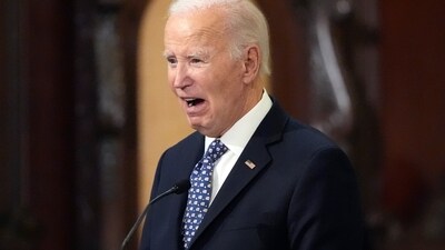 President Joe Biden speaks during an interfaith prayer service for the victims of the deadly New Years truck attack, at St. Louis Cathedral in New Orleans, Monday, Jan. 6, 2025. (AP Photo/Gerald Herbert) (AP) President Joe Biden speaks during an interfaith prayer service for the victims of the deadly New Years truck attack, at St. Louis Cathedral in New Orleans, Monday, Jan. 6, 2025. (AP Photo/Gerald Herbert) (AP)