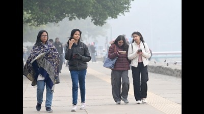 Over the past week, in view of the chilly conditions, the director of school education had barred city’s government, aided and recognised private schools from holding physical classes for students up to Class 8 till January 11. (Ravi Kumar/HT)