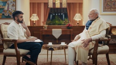 Prime Minister Narendra Modi speaks during his interaction with Zerodha's Nikhil Kamath. (Nikhil Kamath/Zerodha) Prime Minister Narendra Modi speaks during his interaction with Zerodha's Nikhil Kamath. (Nikhil Kamath/Zerodha)