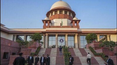 A bench of Justices B R Gavai and Augustine George Masih passed the order while hearing the pleas against bringing down from three to two, the attempts given to JEE-Advanced aspirants. (PTI Photo) (HT_PRINT) A bench of Justices B R Gavai and Augustine George Masih passed the order while hearing the pleas against bringing down from three to two, the attempts given to JEE-Advanced aspirants. (PTI Photo) (HT_PRINT)
