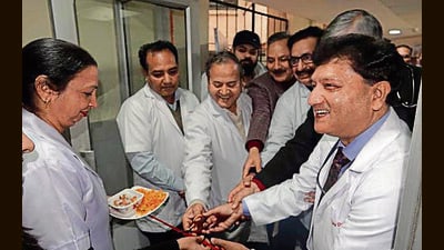 The online service is aimed at reducing long wait time at the PGIMER, Chandigarh. (HT Photo) The online service is aimed at reducing long wait time at the PGIMER, Chandigarh. (HT Photo)