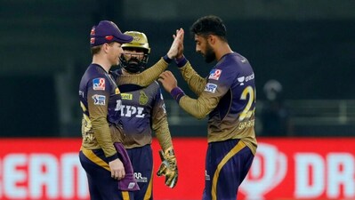 KKR star Varun Chakaravarthy (R) coud be India's trump card in Champions Trophy (BCCI/IPL) KKR star Varun Chakaravarthy (R) coud be India's trump card in Champions Trophy (BCCI/IPL)