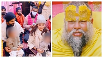 Virat Kohli and Anushka Sharma brought their kids back to an ashram in Nainital. Virat Kohli and Anushka Sharma brought their kids back to an ashram in Nainital.